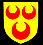 The coat of arms of the Barony of Wahull